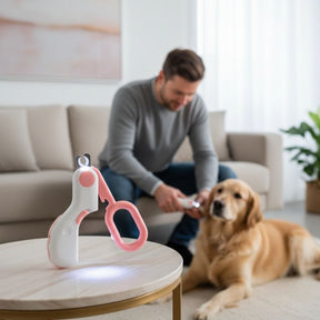 Cortador de Unha com LED para Pets – Corte Seguro