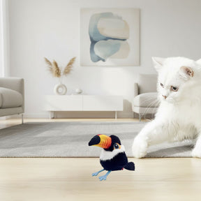 Pelúcia Interativa de Tucano e Coruja – O Brinquedo Que Vai Deixar Seu Pet Fascinado