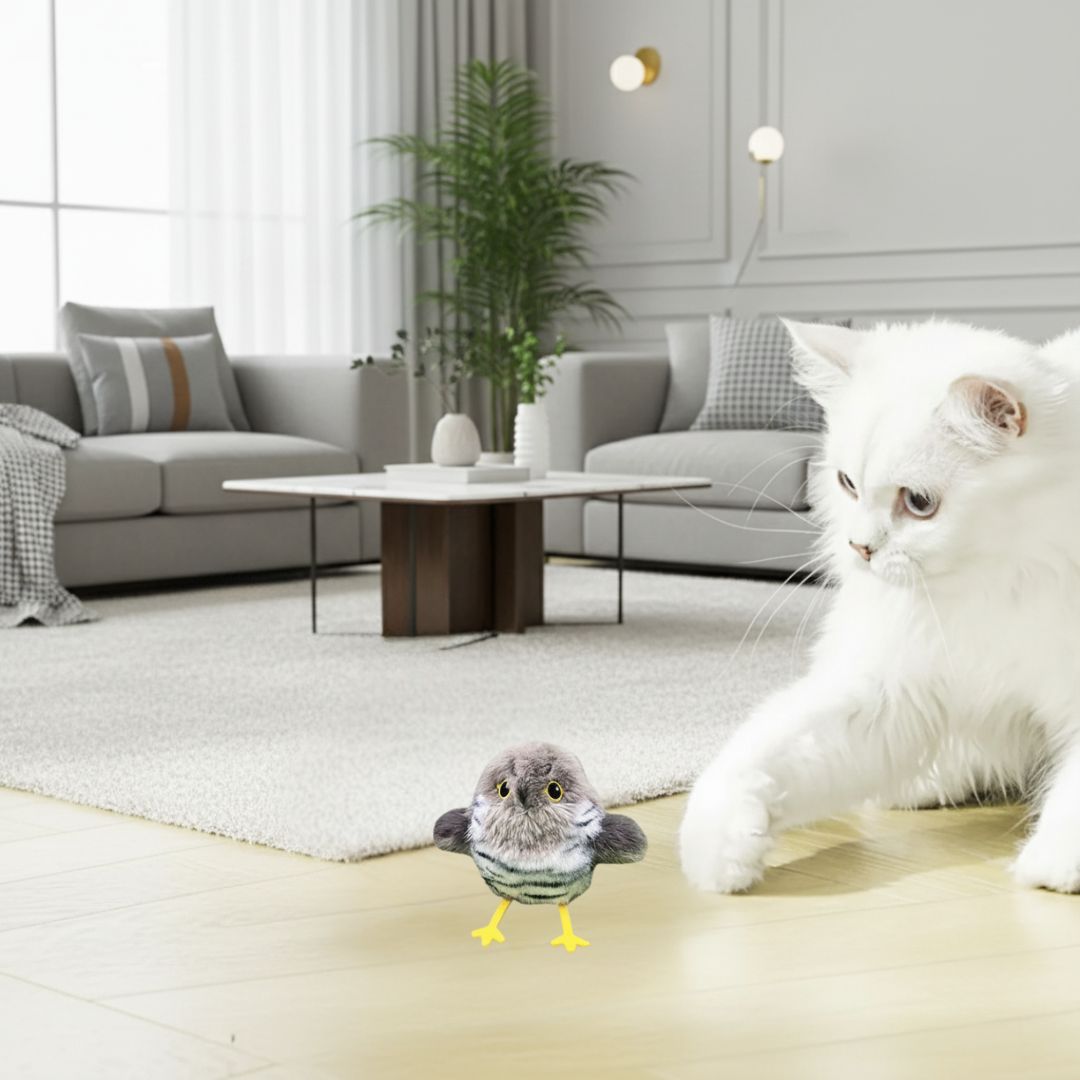 Pelúcia Interativa de Tucano e Coruja – O Brinquedo Que Vai Deixar Seu Pet Fascinado