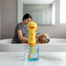 Dispenser Elétrico de Shampoo para Pets – Banho Prático com Aplicação Uniforme