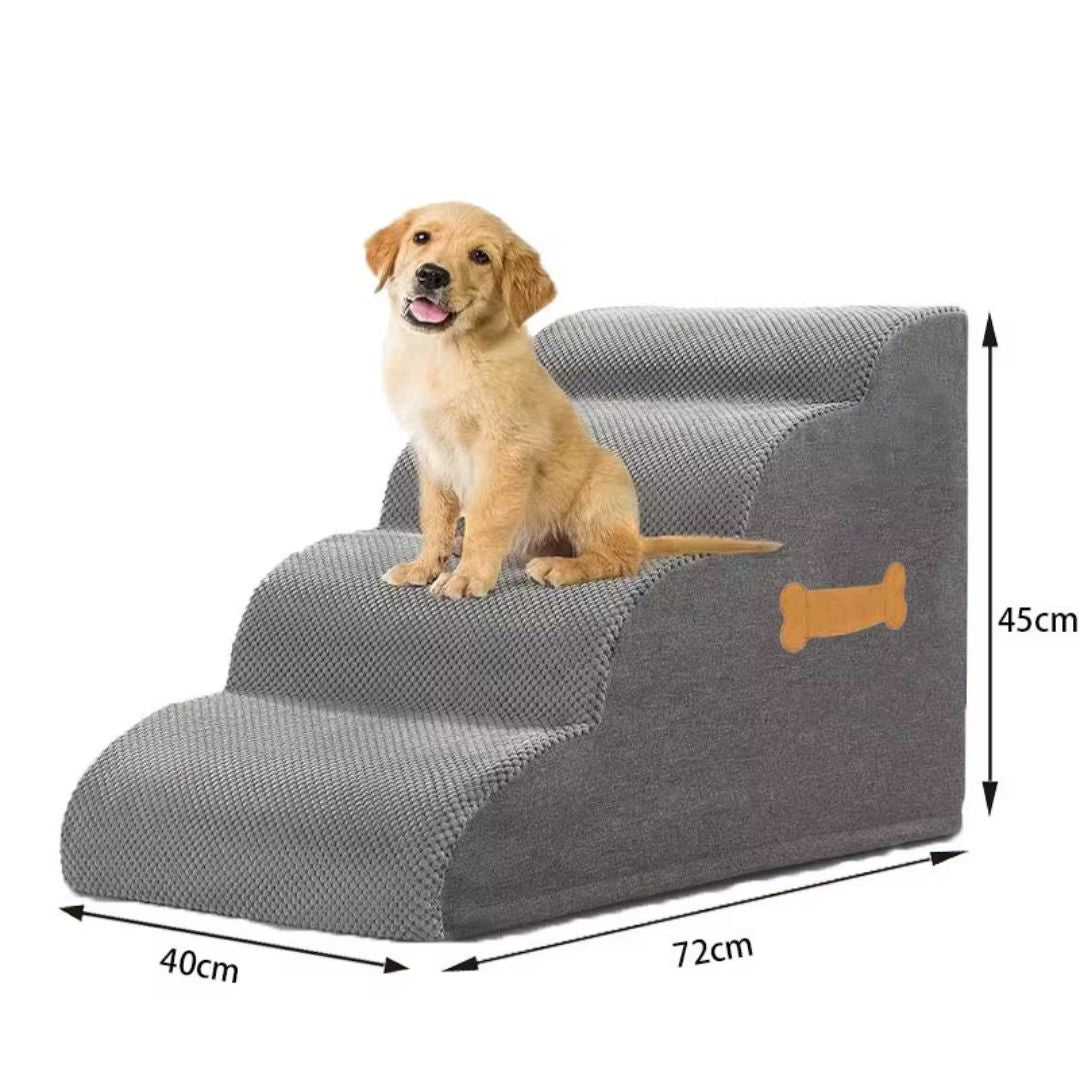 Escada Nuvem para Cachorros e Gatos | Mais Segurança e Conforto