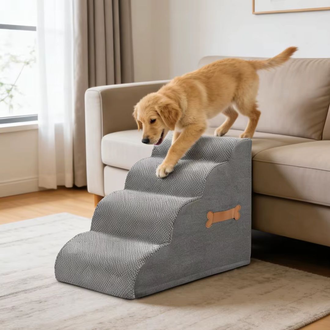Escada Nuvem para Cachorros e Gatos | Mais Segurança e Conforto