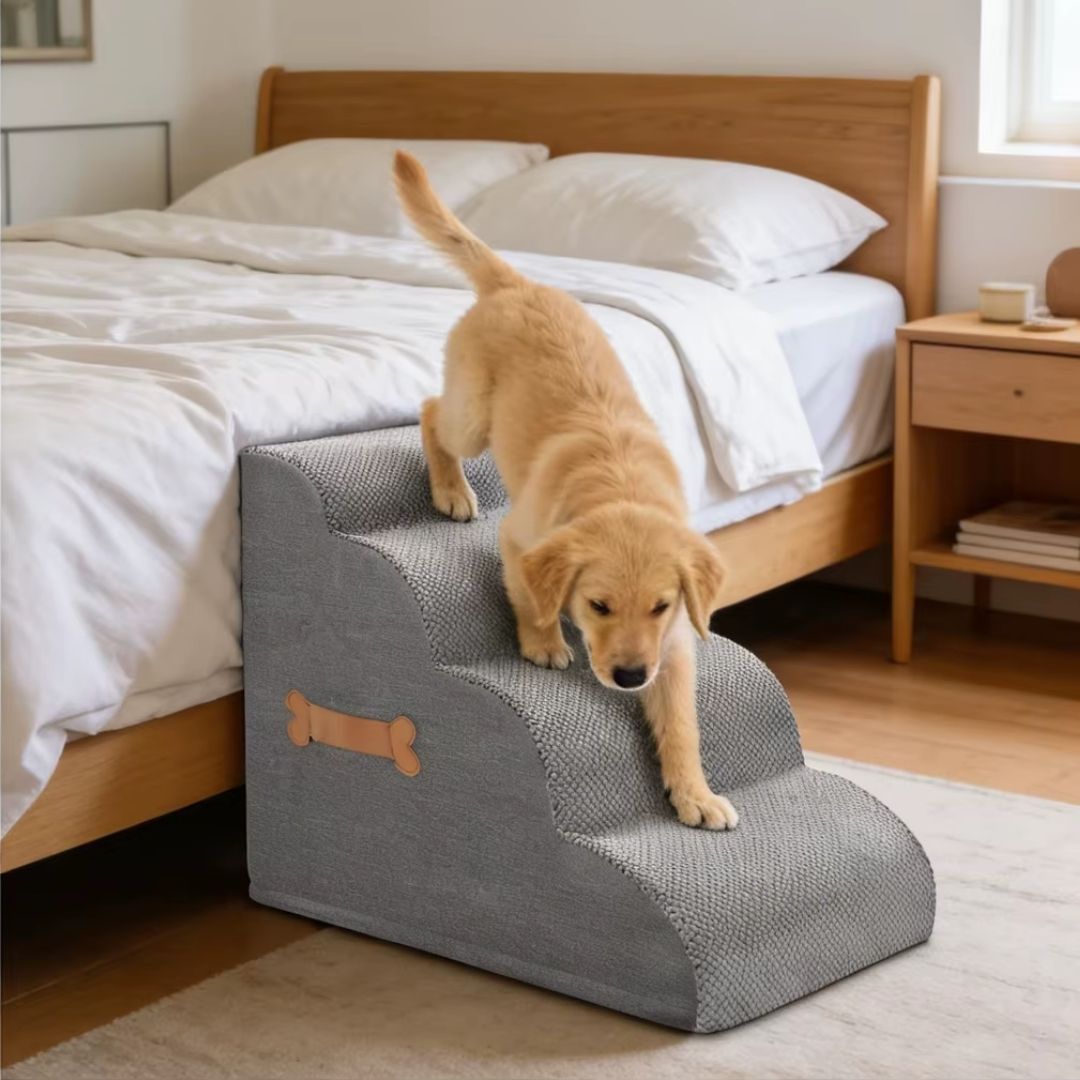Escada Nuvem para Cachorros e Gatos | Mais Segurança e Conforto