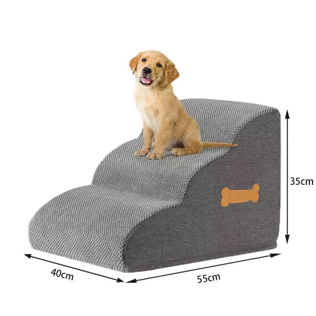 Escada Nuvem para Cachorros e Gatos | Mais Segurança e Conforto