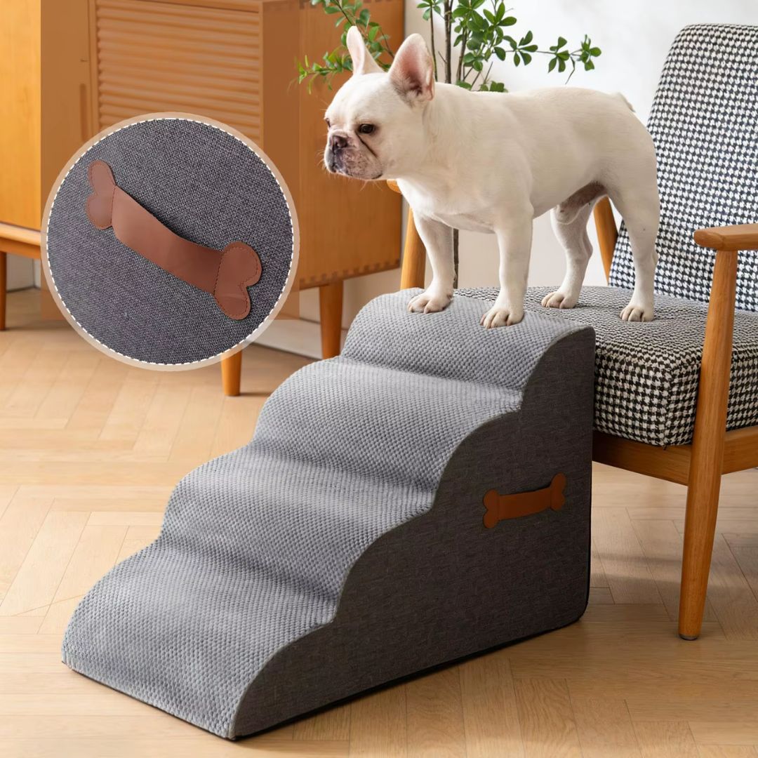 Escada Nuvem para Cachorros e Gatos | Mais Segurança e Conforto