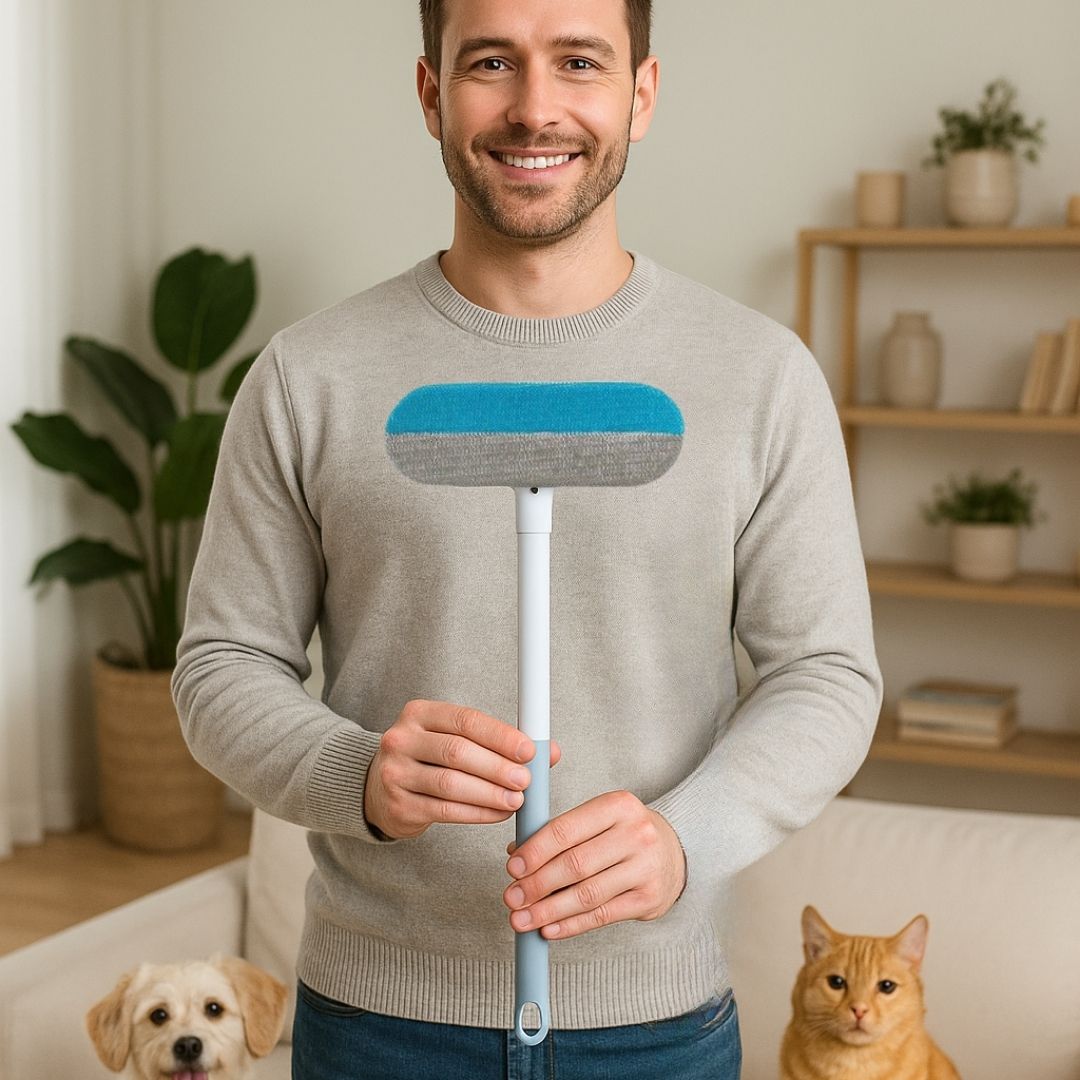 Escova de Remoção de Pelos 4 em 1 Reutilizável