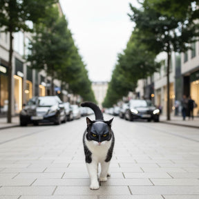 Fantasia Máscara Temática de Batman para Gatos