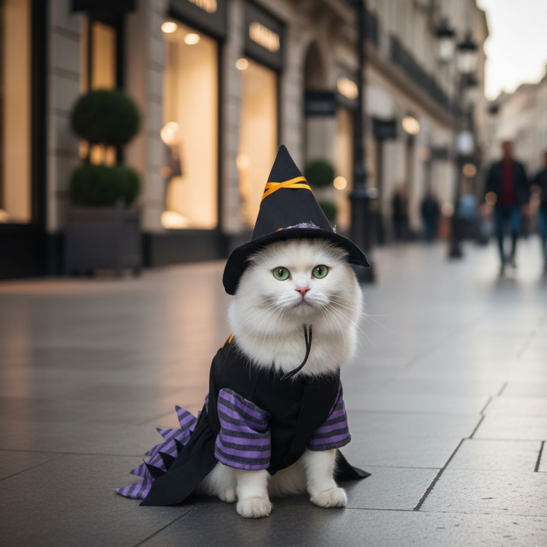 Fantasia de Bruxa para Cães e Gatos