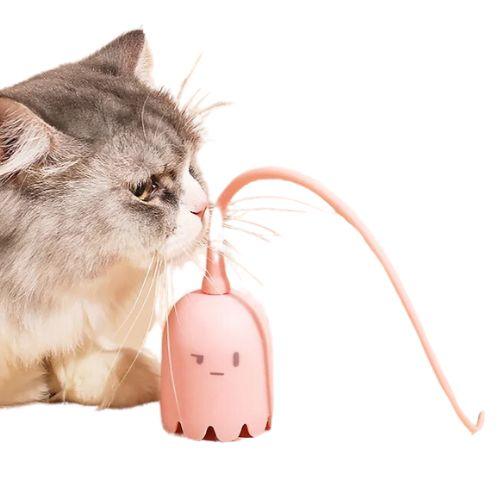 Fantasma Interativo com Cauda - Brinquedo Engraçado para Cães e Gatos que Estimula a Caça e o Exercício