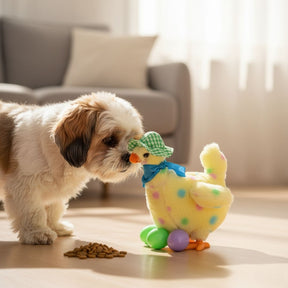 Frango Interativo que Põe Ovos – Diversão e Estímulo para o Seu Pet velú pet