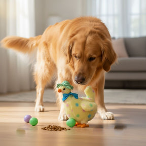 Frango Interativo que Põe Ovos – Diversão e Estímulo para o Seu Pet velú pet