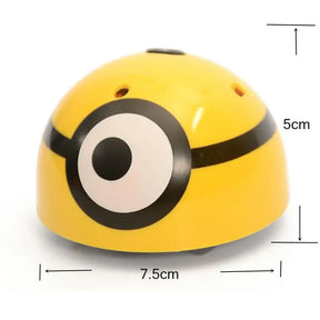 Brinquedo Inteligente de Movimento Automático para Pets – Disco Fugitivo com Design Divertido Minion
