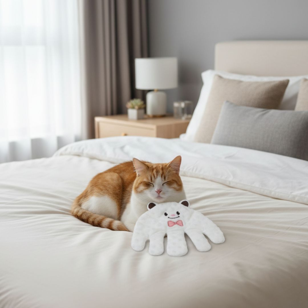 Luva Calmante com Controle Remoto| Simula Carinhos com Movimento Suave