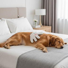 Luva Calmante com Controle Remoto| Simula Carinhos com Movimento Suave