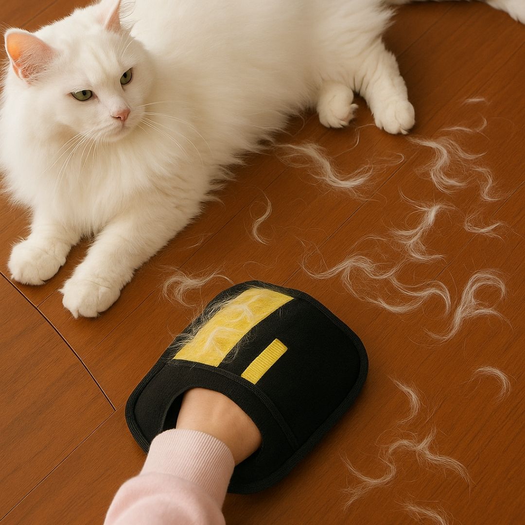 Luva Removedora de Pelos Dupla Face para Pets