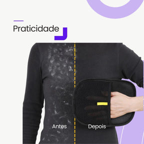 Luva Removedora de Pelos Dupla Face para Pets velú pet
