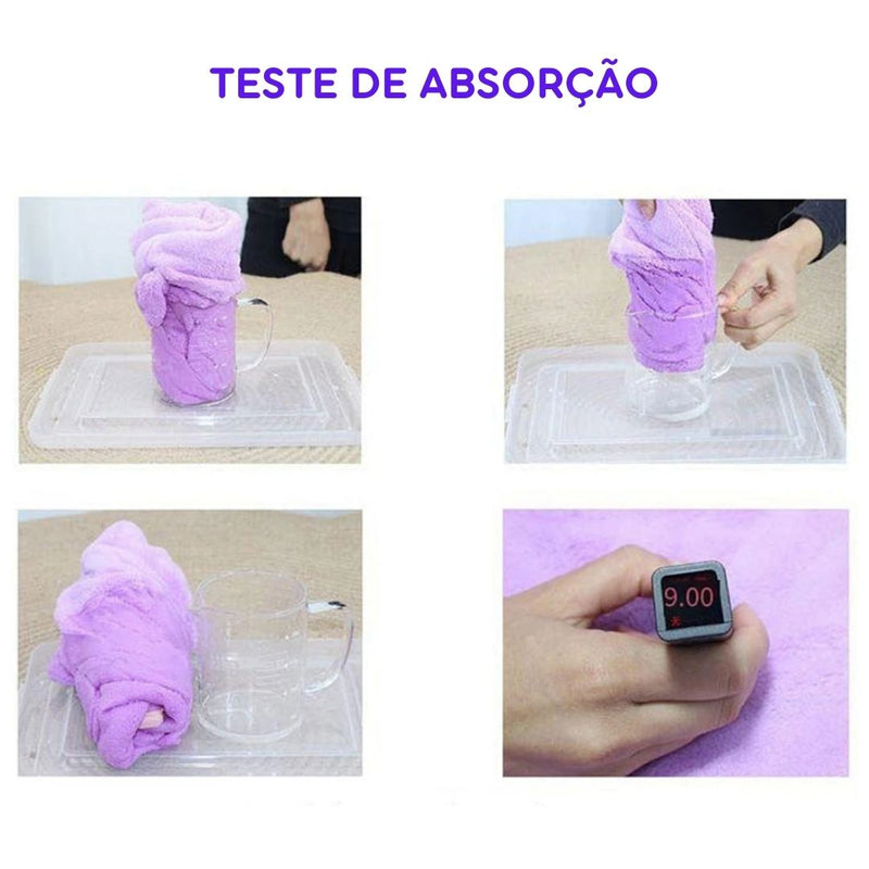 Roupão Super-Absorvente Premium para Pets: Roupão para Cães e Gatos - Ideal para Secar e Confortar Após Banho