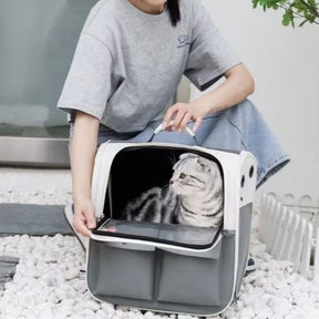Mochila de Luxo para Transporte de Pets – Viagem Confortável velú pet