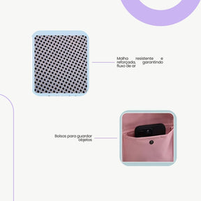 Mochila de Luxo para Transporte de Pets – Viagem Confortável velú pet