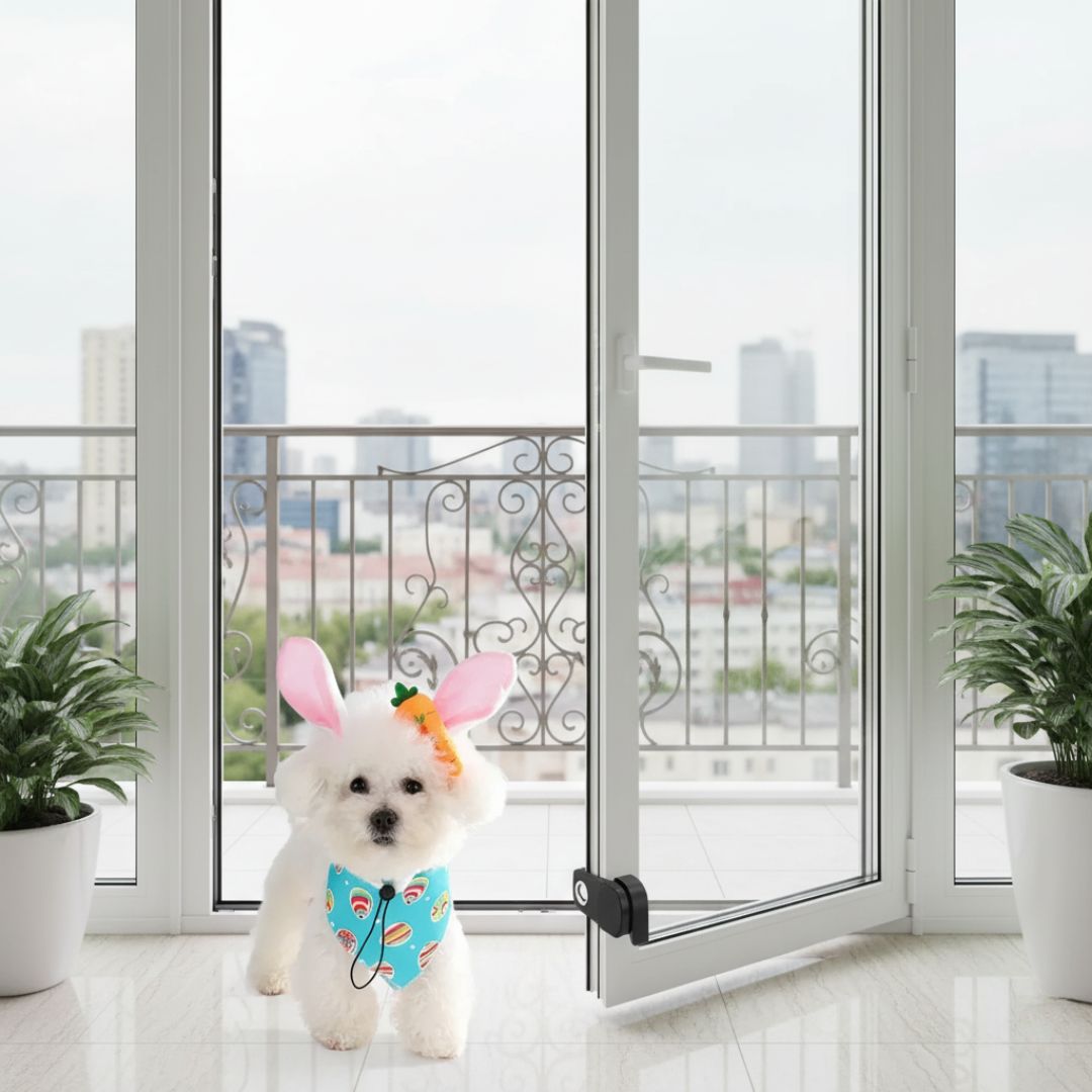 Orelha de Coelho e Bandana de Páscoa para Cães e Gatos