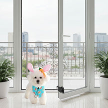 Orelha de Coelho e Bandana de Páscoa para Cães e Gatos