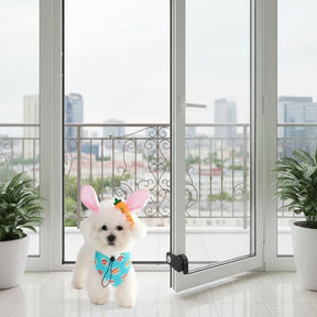 Orelha de Coelho e Bandana de Páscoa para Cães e Gatos