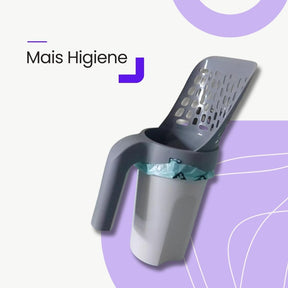 Pá Higiênica com Dispenser para Pets – Limpeza Fácil e Segura