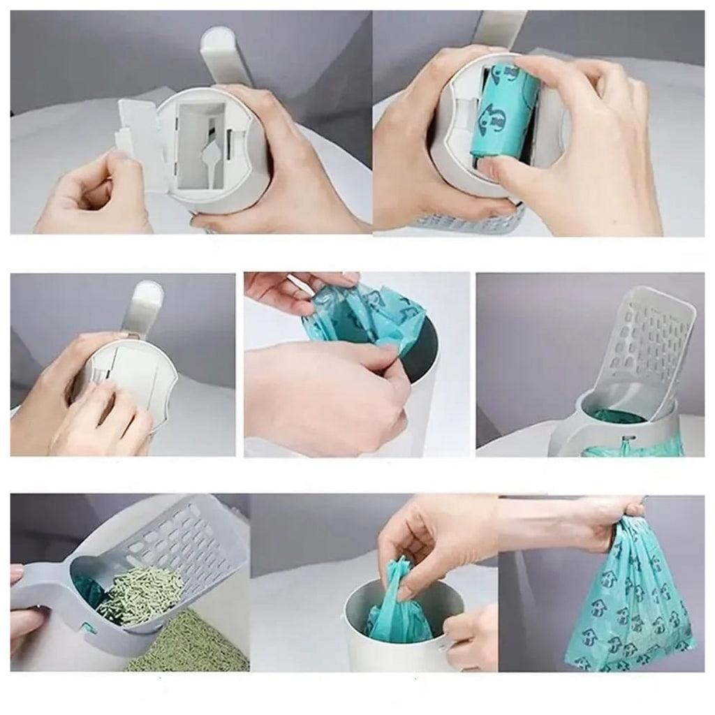 Pá Higiênica com Dispenser para Pets – Limpeza Fácil e Segura