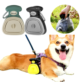 Pá de Coleta Dobrável com Sacos para Pets | Ideal para Viagens e Passeios | Limpeza Rápida e Prática | Compacta e Sustentável