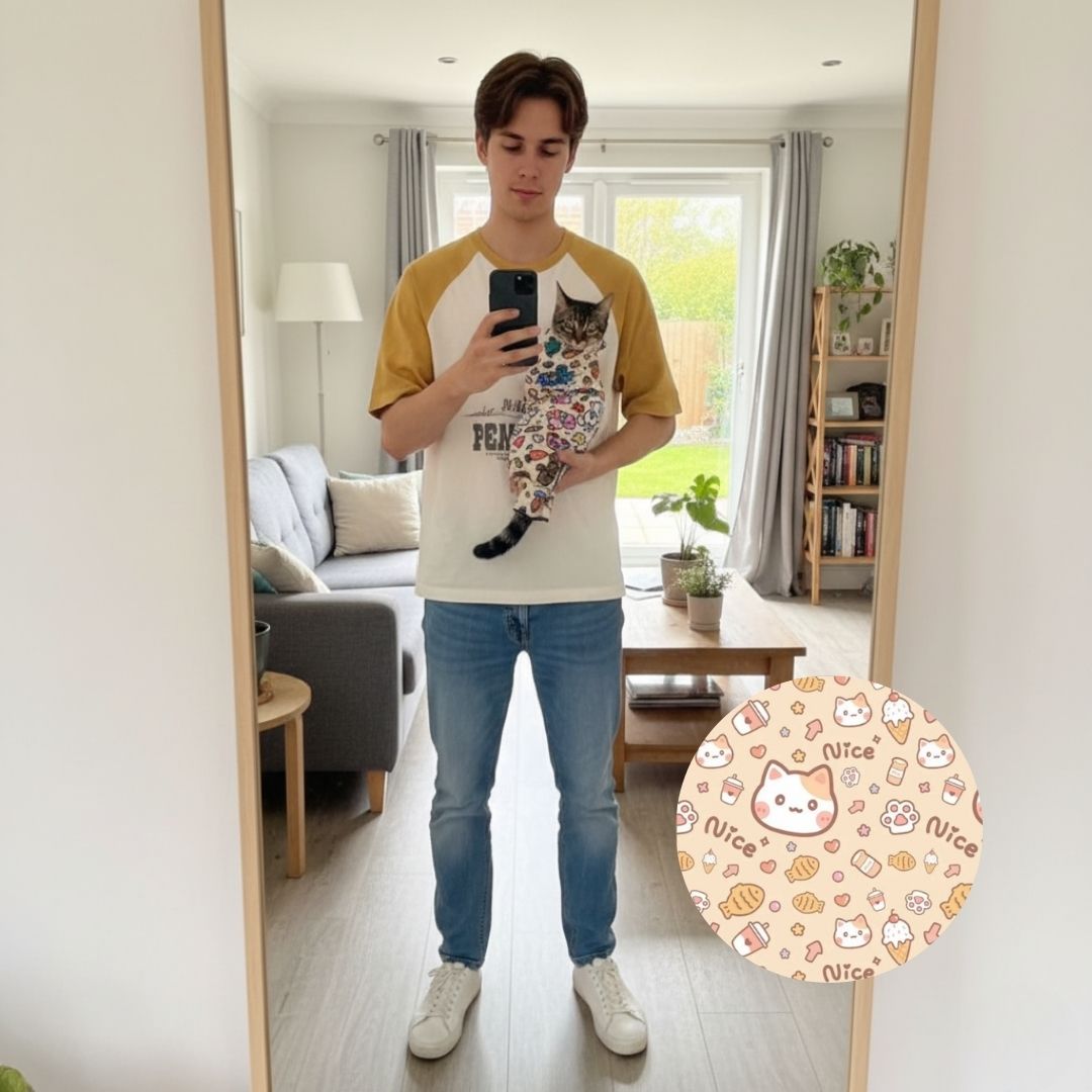 Pano Autoadesivo de Embrulho para Pets | Totalmente Autocolante e Prático