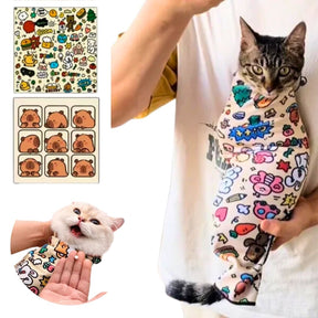 Pano Autoadesivo para Contenção de Pets | Para Veterinários e Tutores | Facilita Cortes de Unhas e Administração de Medicamentos | Totalmente Autocolante e Prático