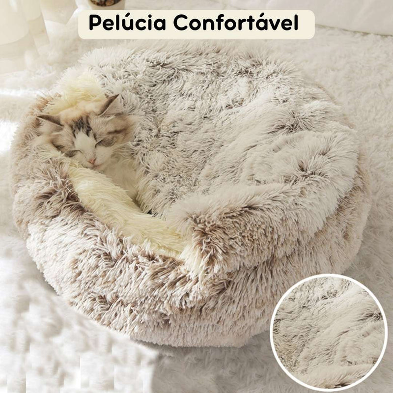 Cama Iglu Conforto Premium para Cães e Gatos – Aconchego e Proteção com Design Moderno