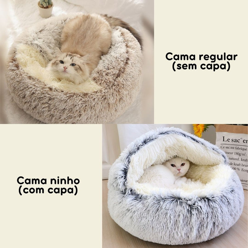 Cama Iglu Conforto Premium para Cães e Gatos – Aconchego e Proteção com Design Moderno