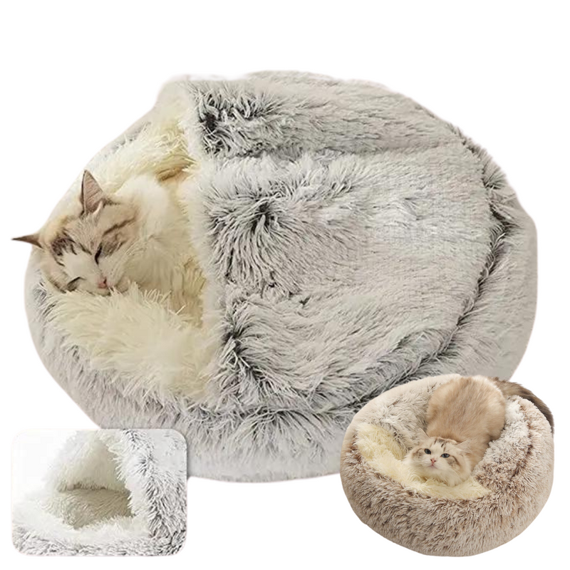 Cama Iglu Conforto Premium para Cães e Gatos – Aconchego e Proteção com Design Moderno