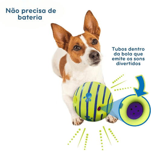 Bola Wobble Toy: Brinquedo Interativo para Cães e Gatos, Projetado para Estimular a Curiosidade e a Diversão