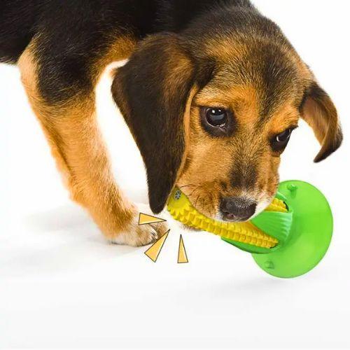 
Brinquedo Mordedor em Forma de Milho Verde para Cachorros: Promove Diversão e Saúde Bucal
