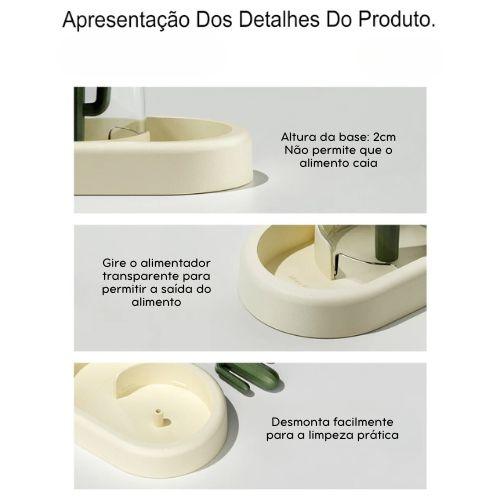 Dispensador de Comida Cacto para Roedores - Acessório Prático para Hamsters e Porquinhos-da-Índia que Facilita a Alimentação com Design Divertido