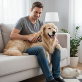 Pente Desembaraçador Profissional Velú Pet, remove nós sem machucar