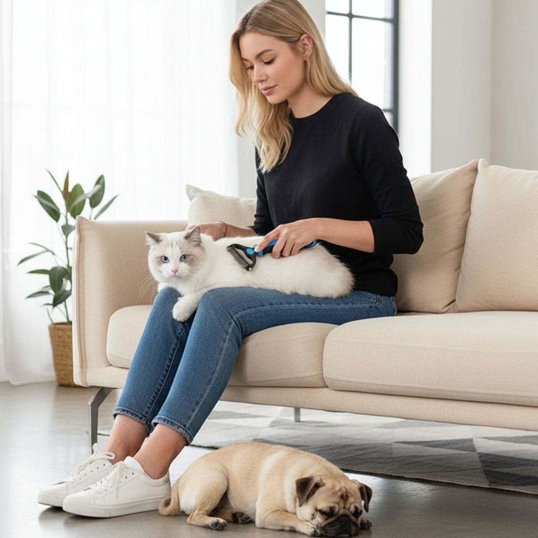 Pente Desembaraçador Profissional - Remove Nós e Pelos Embolados