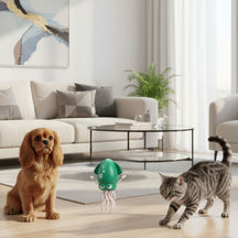 Polvinho Dançarino Interativo para Pets – Brinquedo com Luzes, Música e Movimento Automático