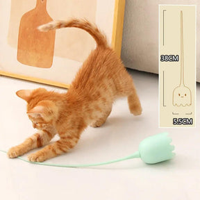 Fantasma Interativo com Cauda - Brinquedo Engraçado para Cães e Gatos que Estimula a Caça e o Exercício