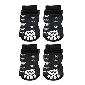 Meias Antiderrapantes para Cães com Alça Ajustável – Conforto e Segurança para Patinhas