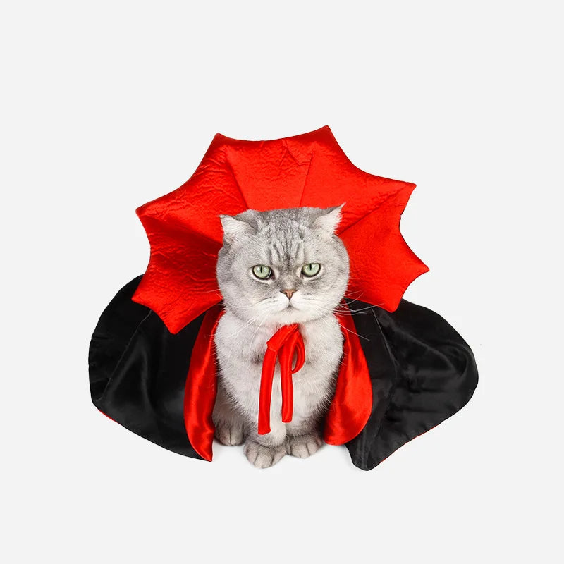 Fantasia De Capa De Vampiro Para Pets