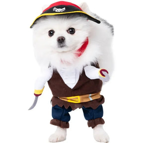 Fantasias para Cães e Gatos | Para Pets de Todos os Tamanhos | Perfeitas para Festas e Fotos | Modelos como Médico, Policial, Astronauta, Cowboy, Pirata, Morcego, Caranguejo e Mula sem Cabeça | Confortáveis, Criativas e Ajustáveis