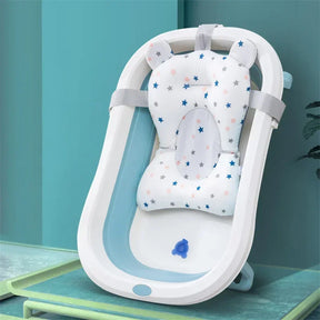 Boia de Banho Almofadada para Pets | Para Cães e Gatos de Pequeno Porte | Garante Conforto e Segurança Durante o Banho | Design Ergonômico com Estampa de Estrelas