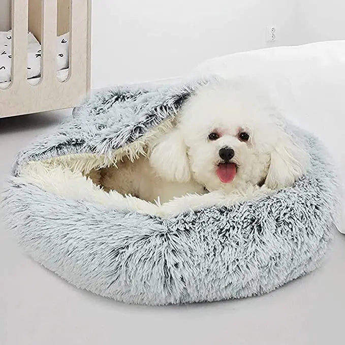 Cama Iglu Conforto Premium para Cães e Gatos – Aconchego e Proteção com Design Moderno