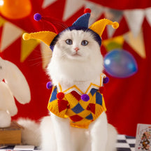 Fantasia de Bobo da Corte Para Cães e Gatos: Diversão Garantida para Cães e Gatos - Confortável e Divertida