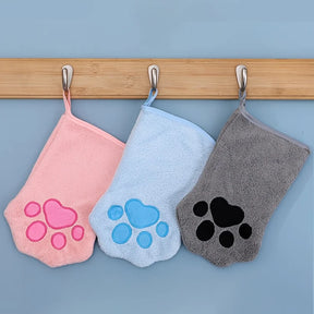 Luva Toalha de Secagem Rápida para Pets | Para Cães e Gatos | Facilita a Secagem Após o Banho e Remove o Excesso de Umidade | Design Absorvente e Confortável