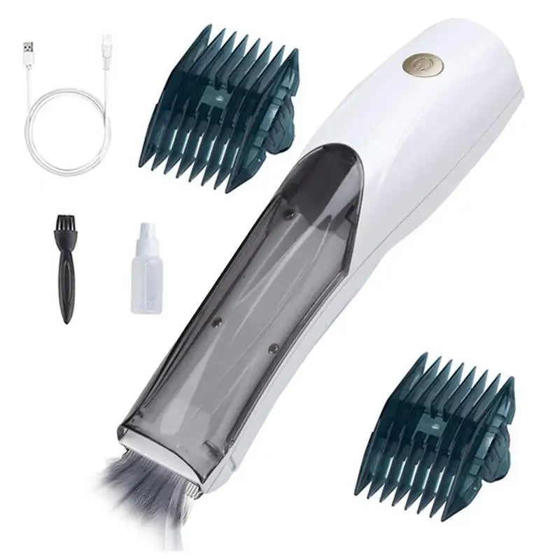 PetTrim Lux™ — Aparador Elétrico Premium com Coletor de Pelos