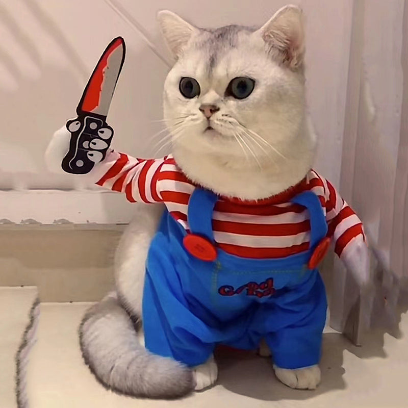 Fantasia Criativa de Serial para Cães e Gatos | Perfeita para Festas Temáticas | Design Divertido com Detalhes Realistas